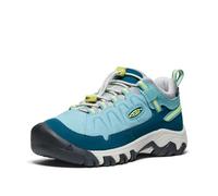 KEEN Mixte Enfant Targhee 4 Low Waterproof Chaussures de randonnée, Reef Waters/Daiquiri Green, 32/33