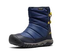 KEEN Puffrider Bottes de neige imperméables unisexes pour enfant, Naval Academy/Mango Mint, 1