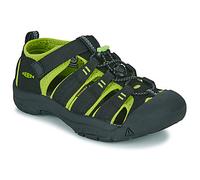 KEEN Newport H2 Sandales pour enfant, Black/Lime Green, 35 EU