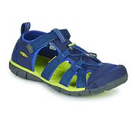 KEEN Seacamp 2 CNX, Sandale Mixte - Bleu (Blue Depths/Chartreuse) - 36