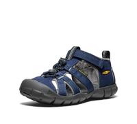 KEEN Seacamp 2 CNX Closed Toe Sandals, Naval Academy/Drizzle, 3 US Unisex Big Kid