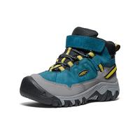 KEEN Targhee 4 Mid Height Durable Comfortable Waterproof Hiking Boots, Legion Blue/Antique Moss, 10 US Unisex Little Kid
