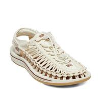 KEEN UNEEK Sandales en toile à deux cordons pour femme, toile naturelle/bouleau, 38 EU