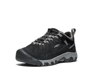 KEEN Unisex Bambini Targhee IV Low Noir/Gris Acier Imperméable Chaussure de randonnée 27/28