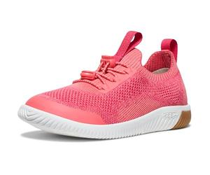 KEEN Unisex-Child KNX Knit Lace Sneakers, Dubarry/Star White, 39