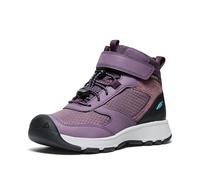 KEEN Unisex-Child Skua Mid Waterproof Hiking Boots, Black Plum/Plum Perfect, 29