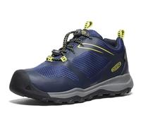 KEEN Unisex-Child Wanduro Low Waterproof Sneakers, Sky Captain/Evening Primrose, 37