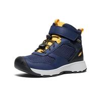 KEEN Unisex Kid's Skua Mid Waterproof Hiking Boots, Naval Academy Yolk Yellow, 7 UK Child
