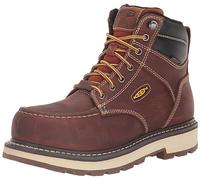 KEEN Utility Cincinnati Bottes de travail robustes imperm ables talon 90 degr s pour homme 15,2 cm, Rouge Toscane/Sandshell, 7.5 US Wide