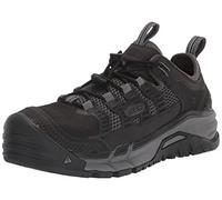 KEEN Utility Men's Birmingham Low Composite Toe Athletic Work Sneakers, Black/Magnet, 9