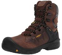 KEEN Utility Men's Dover 8" Composite Toe Insulated Waterproof Work Boot, Dark Earth/Black, 7 Medium US
