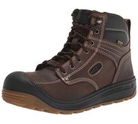 KEEN Utility Men's Fort Wayne 6 Waterproof Composite Toe Wedge Work Boots, Dark Earth/Gum, 14 Wide
