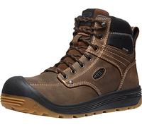 KEEN Utility Men's Fort Wayne 6 Waterproof Composite Toe Wedge Work Boots, Dark Earth/Gum, 7.5