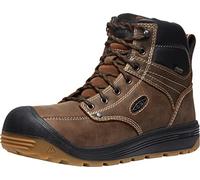 KEEN Utility Men's Fort Wayne 6 Waterproof Composite Toe Wedge Work Boots, Dark Earth/Gum, 7.5 Wide