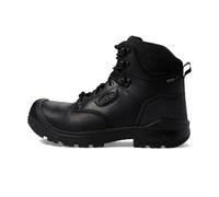 KEEN Utility Men's Independence 6 Composite Toe Waterproof Work Boots, Black/Black, 10.5 Wide