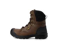 KEEN Utility Men's Independence 8 Composite Toe Waterproof Work Boots, Dark Earth/Black, 10 Wide