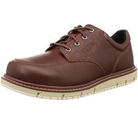 KEEN Utility Men's San Jose Oxford Low Soft Toe Industrial Wedge Work Shoes, Gingerbread/Off White, 14