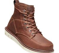 KEEN Utility Women's San Jose 6” Soft Toe Wedge Work Boots Construction, Gingerbread/Off White, 7