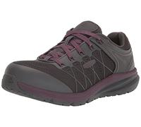 KEEN Utility Women's Vista Energy Low Height Composite Toe ESD Industrial Work Sneakers, Magnet/Prune Purple, 6 Wide