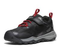 KEEN Wanduro Low Waterproof Basket, Black/Ribbon Red, 31 EU