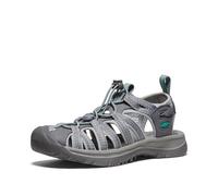 KEEN Whisper, Sandales de Randonnée Femme, Medium Grey/Peacock Green, 40.5 EU