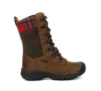 Keen Women's Greta Tall Brown/Red Plaid Waterproof Winter Boots 1026599 (US)
