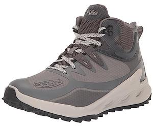 KEEN Women's Zionic Mid Height Waterproof All Terrain Hiking Boots, Steel Grey/Magnet, 8.5