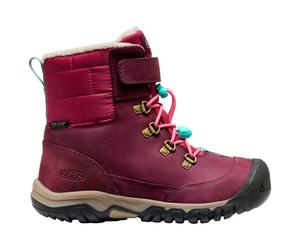 Keen - Youth Kanibou WP - Chaussures d'hiver - EU 34 - fig / pink lemonade