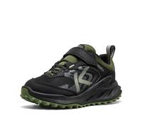 KEEN Zionic Chaussures de randonnée basses imperméables tout terrain faciles à enfiler, noir/vert bronze, 4 US unisexe grand enfant