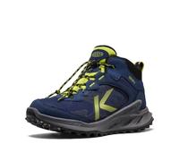 KEEN Zionic Mid Bottes de randonnée imperméables unisexes pour enfant, Naval Academy Onagre, 36 EU