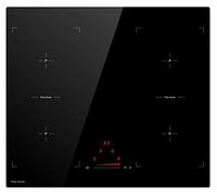 keenberk Plaque de cuisson à induction autonome 60 cm 4 feux + 2 zones flexibles Vario Induction de surface Power Booster sans cadre Détection de casserole