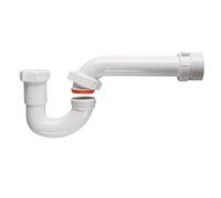 Keeney 400PVCK Piège en PVC Kit de tuyaux avec rondelle de réduction et Adaptateur, Blanc, 1-1/2-Inch Or 1-1/4-Inch x 1-1/2-Inch
