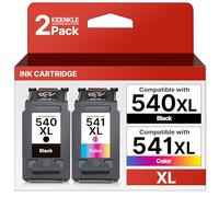 PG-540XL CL-541XL Cartouche d'encre Remanufactured pour Canon 540 et 541 XL PG-540 CL-541 pour Pixma MG3650 MG4250 MG3500 MG3600 MG3100 MG3150 MG3200 MG3250 MG3550 MX375 (Noir Couleur, 2-Pack)