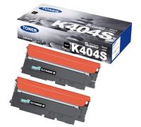 CLT-P404C K404S Toner Compatible avec Samsung C480W CLT-404S CLT-K404S CLT-C404S CLT-Y404S CLT-M404S pour Xpress SL C480W C480FW C430W C430 C480 C480 C480 FN C48. X (Noir, Lot de 2)