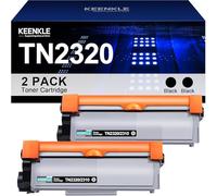 TN-2320 TN2320 Cartouche de Toner Compatible pour Brother TN-2310 TN2310 pour Brother MFC-L2700DW MFC-L2700DN DCP-L2520DW HL-L2340DW MFC-L2740DW MFC-L2720DW HL-L2300D HL-L2360DN (Noir, 2-Pack)