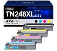 KEENKLE TN248XL TN248 DCP-L3560CDW Cartouches de Toner Compatible pour Brother TN-248XL TN-248 pour Brother MFC-L8390CDW DCP-L3520CDWE DCP-L3560CDW HL-L8240CDW MFC-L3740CDW MFC-L3760CDW (4 Pack)