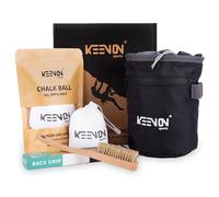 KEENON SPORTS Boulder & Accessoires d'escalade - Sac à magnésie, boule de magnésie et brosse à boulder en bois en kit ou à l'unité - Sac en magnésie pour un maintien sûr