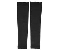 Keenso 1 Paire de Manchettes, Manches de Bras Manches de Protection pour Bras de Sport Cyclisme Coupe-Vent pour Bras de Sports de Plein Air(M-Noir)