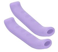 Keenso 1 paire de poignées de levier de frein de vélo en silicone antidérapant imperméable 4 couleurs (violet)