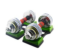 Keenso 1 Paire de Supports d'haltères, Cadre en Plastique pour le Placement d'haltères, Solution de Stockage de Salle de Sport à Domicile pour l'entraînement Physique et la Protection du Sol