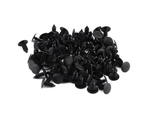 Keenso 100pcs Rivet Clips Plastique,Rivet Fixation Plastique Clips Agrafes Garniture de Porte de Voiture Attache de Fixation de Retenue
