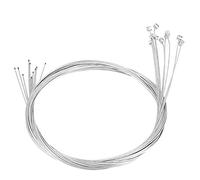 Keenso 10pcs Câbles de Frein de Vélo, Acier au Zinc Antirouille pour Vélo Câble de Réparation de Câble Accessoire de Remplacement 2 Mètres