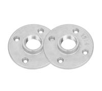 Keenso 10pcs Dn20 4 Trous Bride -hardware -hardware tool 3/4 Filetage à Vis Britannique pour les Projets Sanitaires à Haute Pression
