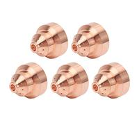 Keenso 120930 Lot de 5 Buses de Découpe en Cuivre Rouge pour Pointes de Torche et Couvercle de Protection
