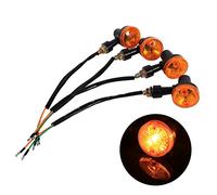 Keenso 12V Clignotants Voyants Moto/Clignotants Clignotant Ampoule Orange Indicateurs De Universels-Clignotant Moto