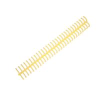 Keenso 130 Kit de Coffre-forte de Liaison en Spirale de capacité en Spirituel pour la Bibliothèque de Salle de Classe Office 10pcs 16 Mm de Diamètre (YELLOW)