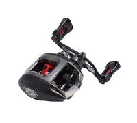 Keenso 17,6 LB Coupe Double Ligne 6,3: 1 Ratio de Pêche Bobine de Pêche, Vitesse et efficacité, Ajustements Précis, Performances de Freinage Améliorées, pour Une capacité de Ligne Maximale avec