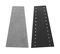 Keenso 2 PCS Enveloppe de Levier de Frein à Moto, Couverture D'embrayage de Frein à Levier de Moto en Cuir Microfibre 15-18 Mm / 0,59-0,71 (BLACK)