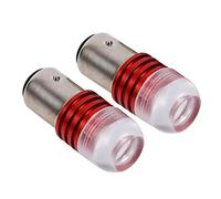 Keenso 2 Pcs Feu Arrière Universel Feux de Clignotant LED Ampoule de Projecteur Queue de Sauvegarde Lumière de Frein Feux de Signalisation Feux Stop Stroboscope Lumière Rouge