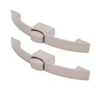 Keenso 2 PCS Verrou à Poussoir en Alliage de Zinc, Bouton de Porte Perlé,